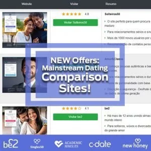 NEW offers: Dating comparison sites